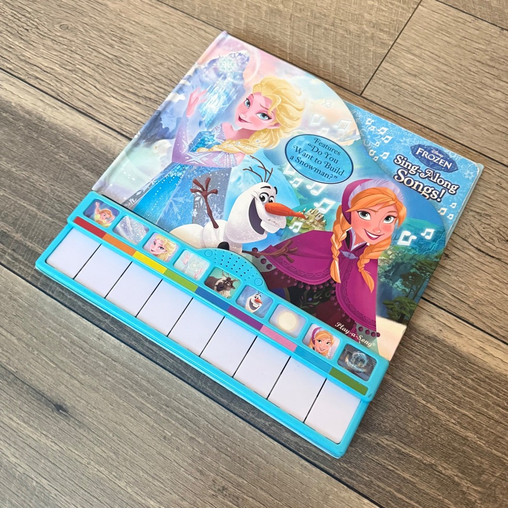 Disney Frozen Sing-Along Songs Play-a-Song Piano Board Book 9781450891394 WORKS
